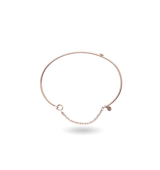 Bracciale Rubinia Donna in Oro rosa Diamante 0.05 Ct BR356RBT-M - BR356RBT-M
